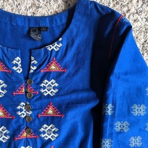 Ego boutique blue kurta XS